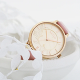 Natbyj Unity Pink Leather Strap Women Watch NAT0807