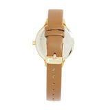 Natbyj Stargaze White Dial Brown Leather Strap Women Watch NAT0905