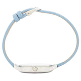 Natbyj Blossom White Dial Blue Leather Strap Women Watch NAT1003