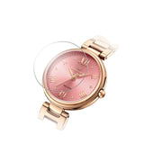 Naviforce Pink Dial Gold Stainless Steel Strap Women Watch NF5030 RG/R