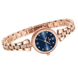 Naviforce Blue Dial Rose Gold Stainless Steel Strap Women Watch NF5034 RG/BE