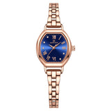 Naviforce Blue Dial Rose Gold Alloy Strap Women Watch NF5035 RG/BE