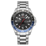 NAVIFORCE NF9192 S/S/B SILVER STAINLESS STEEL MEN'S WATCH