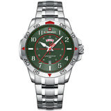 Naviforce Green Dial Silver Stainless Steel Strap Men Watch NF9204S S/GN/S