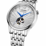 Citizen Classic Open Heart Automatic Silver Dial Men's Watch NH9130-84A