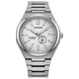 Citizen Zenshin Mechanical Silver Stainless Steel Strap Men Watch NJ0180 Series