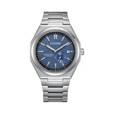 Citizen Zenshin Mechanical Silver Stainless Steel Strap Men Watch NJ0180 Series