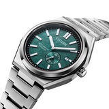 Citizen Zenshin Mechanical Silver Stainless Steel Strap Men Watch NJ0180 Series