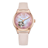 Citizen Mechanical Rose Gold Stainless Steel Strap Women Watch PC1017-70Y