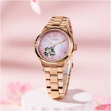 Citizen Mechanical Rose Gold Stainless Steel Strap Women Watch PC1017-70Y