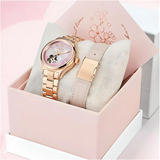 Citizen Mechanical Rose Gold Stainless Steel Strap Women Watch PC1017-70Y