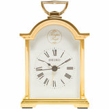 Seiko Clock Carriage Mantel Alarm Clock QHE004G