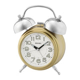 Seiko Alarm Clock Gold Stainless Steel QHK051G