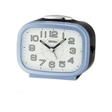 Seiko Alarm Clock White Dial Blue Case QHK060L