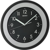 Seiko Clock Black Dial Round Wall Clock QXA812K