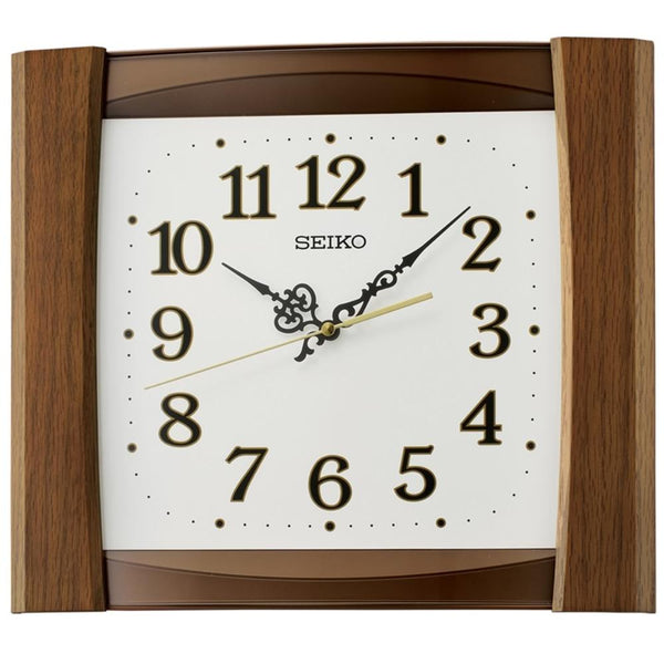 Seiko Wooden Case Wall Clock QXA827Z