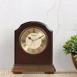 Seiko Clock Wooden Mantel Clock QXE018B