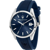 Maserati Attrazione Blue Dial And Silicone Strap Men Watch R8851151005