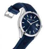 Maserati Attrazione Blue Dial And Silicone Strap Men Watch R8851151005