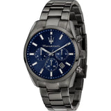 Maserati Attrazione Blue Dial Gray Stainless Steel Strap Men Watch R8853151012