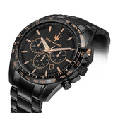 Maserati Traguardo Black Stainless Steel Strap Men Watch R8873612048