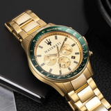 Maserati Sfida Gold Stainless Steel Strap Men Watch R8873640005