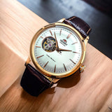 ORIENT RA-AG0001S10B BROWN LEATHER MEN WATCH