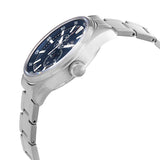 Orient Chronograph Blue Dial Silver Stainless Steel Strap Men Watch RA-AK0401L10B