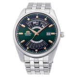 Orient Multi Year Calendar Silver Stainless Steel Strap Men Watch RA-BA0002E10B