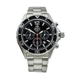 Orient Mako Chronograph Silver Stainless Steel Strap Men Watch RA-TX0202B10B