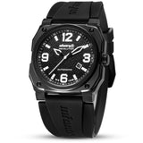 Infantry Revolution Series The Autopilot Black Silicone Strap Men Watch REVO-AUTO-03-V2