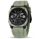 Infantry Revolution Series The Chrono Master Silicone Strap Men Watch REVO-CHR-02-V3