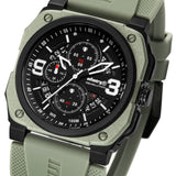 Infantry Revolution Series The Chrono Master Silicone Strap Men Watch REVO-CHR-02-V3