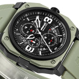 Infantry Revolution Series The Chrono Master Silicone Strap Men Watch REVO-CHR-02-V3