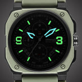 Infantry Revolution Series The Chrono Master Silicone Strap Men Watch REVO-CHR-02-V3