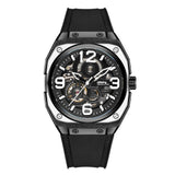 Infantry MOD 42 The Skyster Panda Black Leather Strap Men's Watch REVO-MOD-04-C