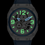 Infantry The Skyster Blue Leather Strap Men Watch REVO-MOD-06-C