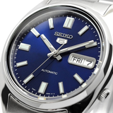 Seiko 5 Automatic 21 Jewels Blue Dial Stainless Steel Men's Watch SNXS77K1P