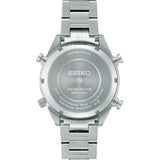 Seiko Prospex Chronograph Silver Stainless Steel Strap Men Watch SFJ005P1