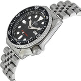 Seiko Automatic Black Dial Silver Stainless Steel Strap Men Watch SKX007K2P