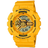 Casio G-Shock & Baby-G Pair Model Digital-Analogue Yellow Resin Strap Watch SLV-22A-9A-P