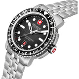 Swiss Military Hanowa Black Marlin Stainless Steel Strap Men Watch SMWGH0001702