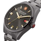 Swiss Military Hanowa Roadrunner Black Stainless Steel Strap Men Watch SMWGH2200141