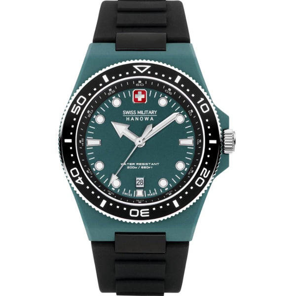 Swiss Military Hanowa Ocean Pioneer Rubber Strap Men Watch SMWGN0001185