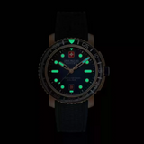 Swiss Military Hanowa Black Marlin Silicone Strap Men Watch SMWGN0001720