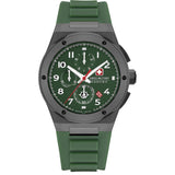 Swiss Military Hanowa Sonoran Chrono Chronograph Green Rubber Strap Men Watch SMWGO2102040