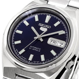 Seiko 5 Blue Dial Silver Stainless Steel Strap Unisex Watch SNKC51J1P