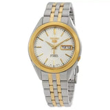 Seiko 5 Automatic Two-Tone Stainless Steel Strap Unisex Watch SNKL24K1