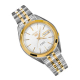 Seiko 5 Automatic Two-Tone Stainless Steel Strap Unisex Watch SNKL24K1