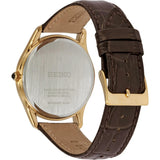 Seiko Classic Brown Leather Strap Men Watch SRK050P1P